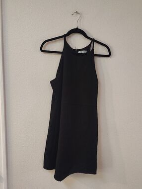 She + Sky Black One-Shoulder Dress 235